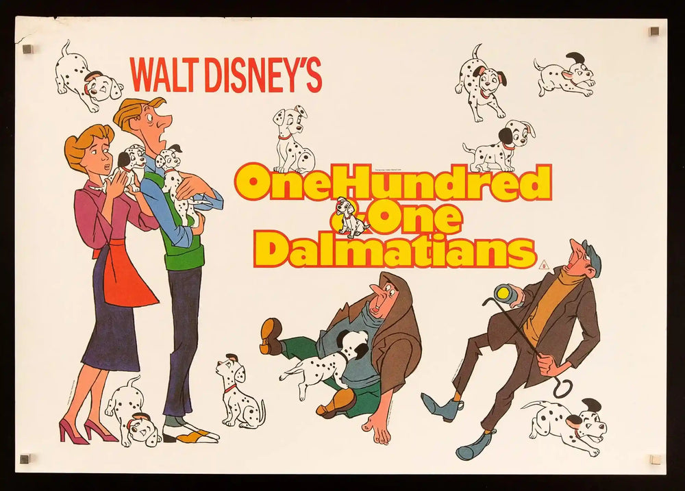 101 Dalmatians Original Vintage Movie Poster