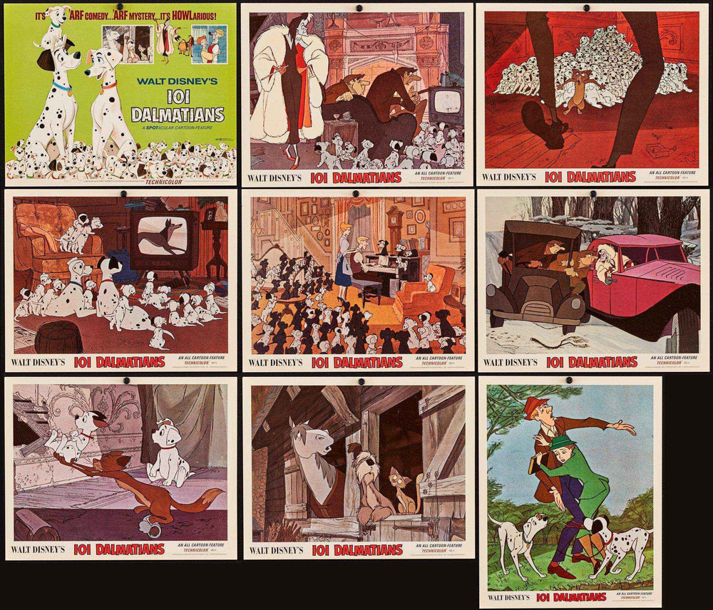 101 Dalmatians Original Vintage Movie Poster