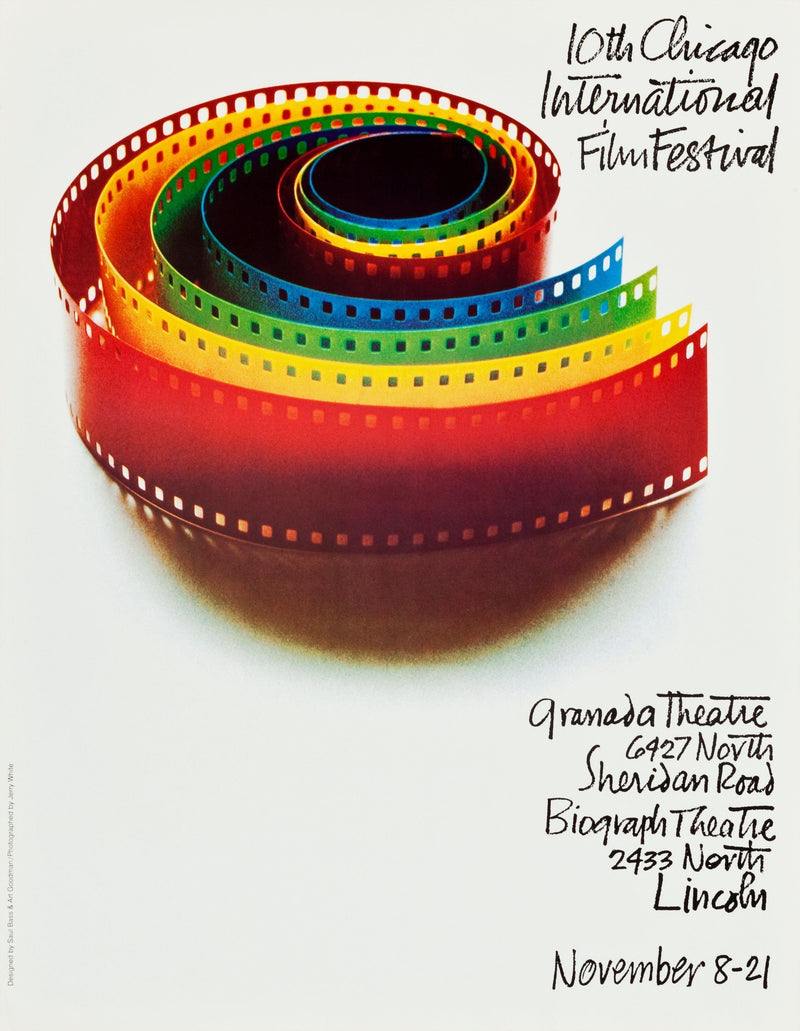10th Chicago International Film Festival 18.5x24 Original Vintage Movie Poster