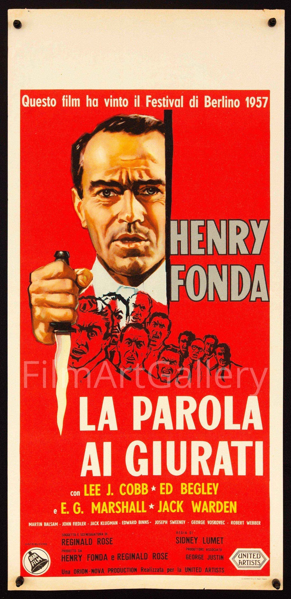 12 Angry Men Original Vintage Movie Poster