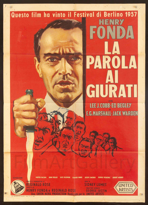 12 Angry Men Original Vintage Movie Poster
