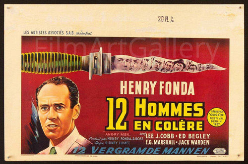 12 Angry Men Original Vintage Movie Poster