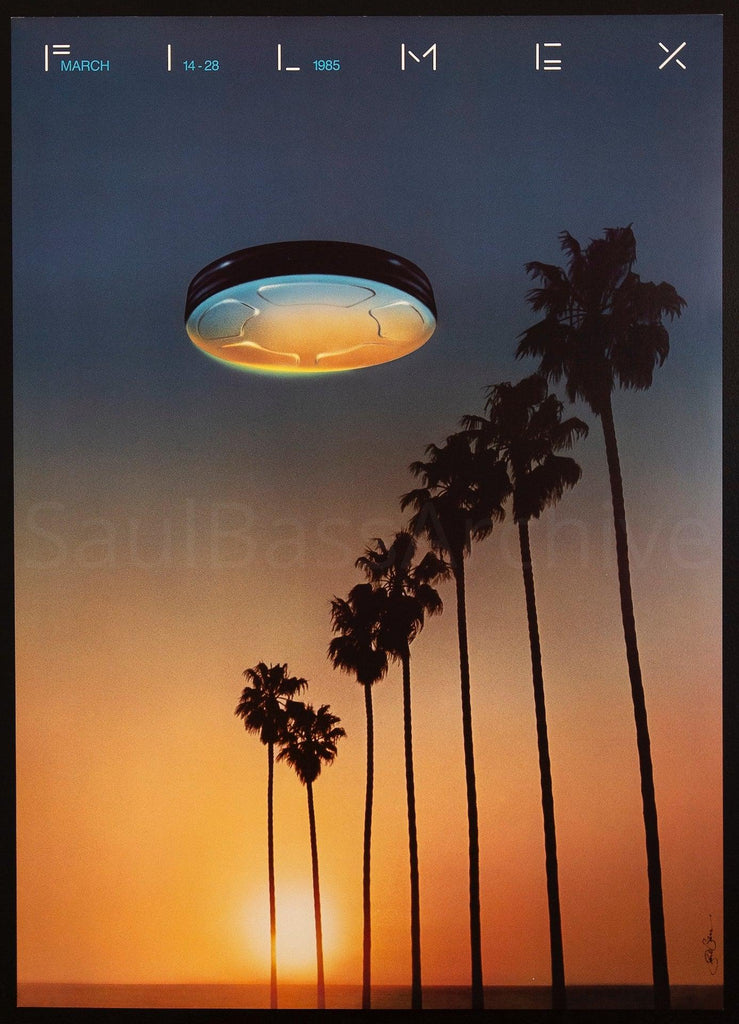 1985 - Los Angeles Film Festival - FILMEX Original Vintage Movie Poster