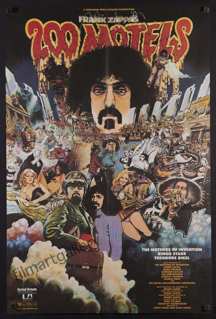 200 Motels Original Vintage Movie Poster