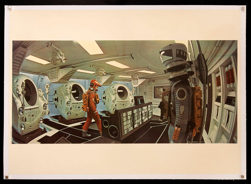 2001 A Space Odyssey 27x39 Original Vintage Movie Poster