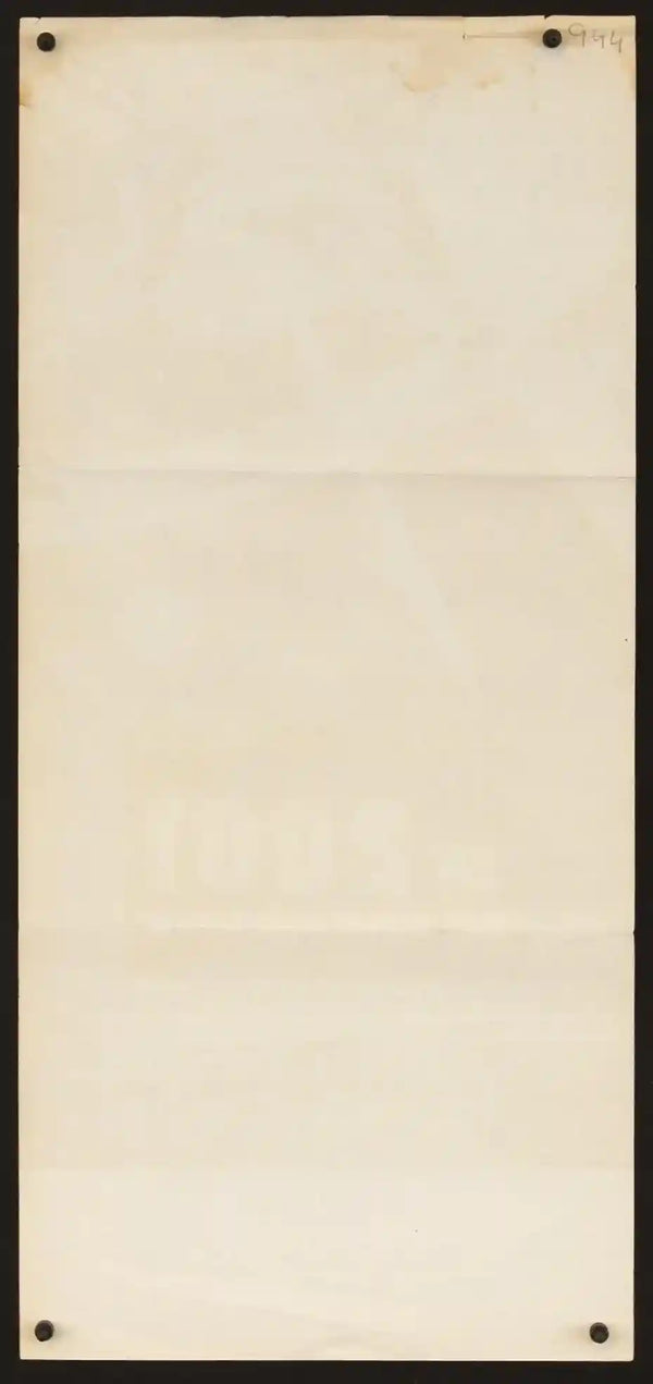 2001 A Space Odyssey Original Vintage Movie Poster