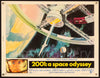 2001 A Space Odyssey Half Sheet (22x28) Original Vintage Movie Poster