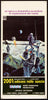 2001 A Space Odyssey Italian Locandina (13x28) Original Vintage Movie Poster