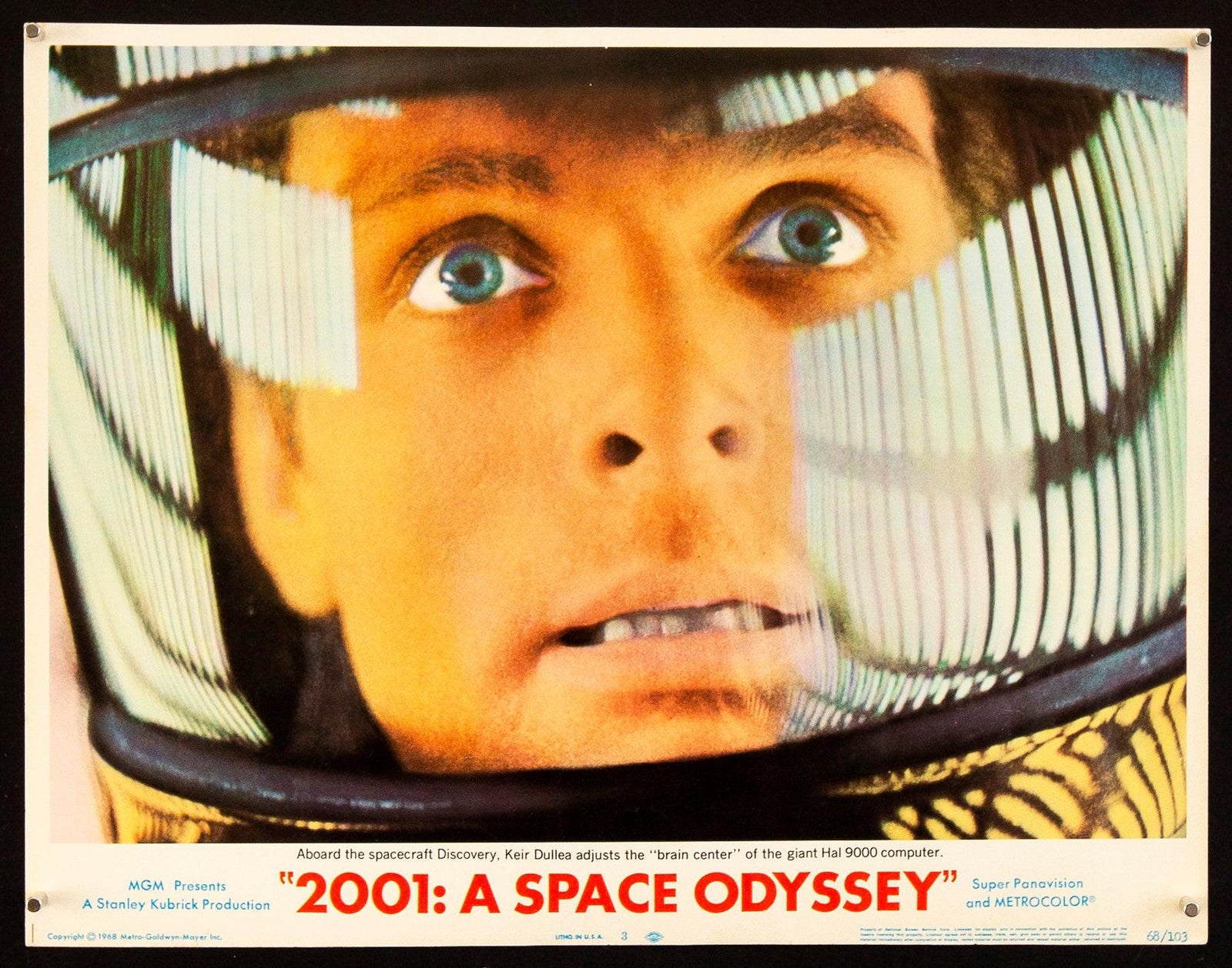 2001 A Space Odyssey Movie Poster 1968 Lobby Card 11x14 2113