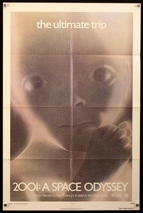 2001 A Space Odyssey Original Vintage Movie Poster