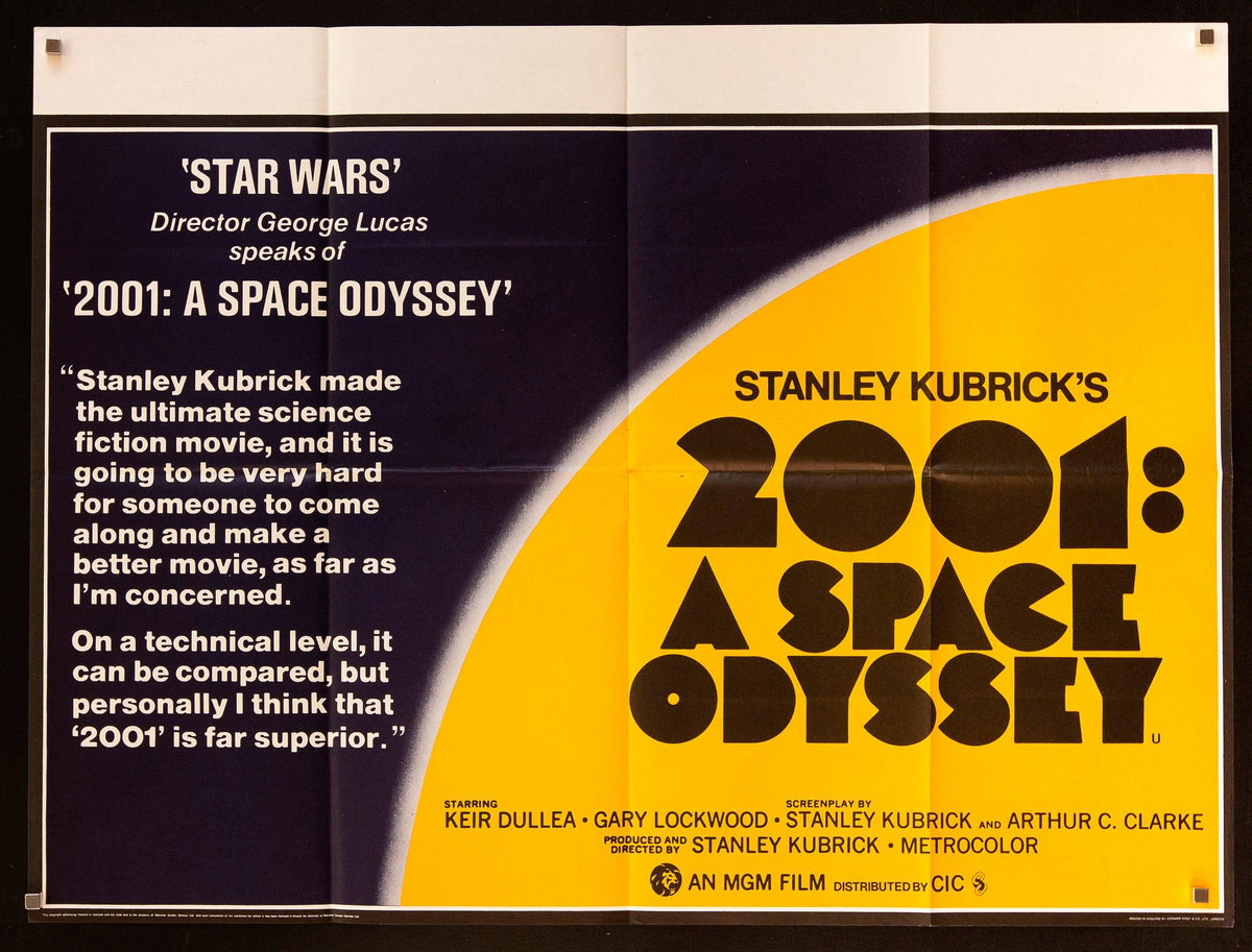 2001 A Space Odyssey Original Vintage Movie Poster