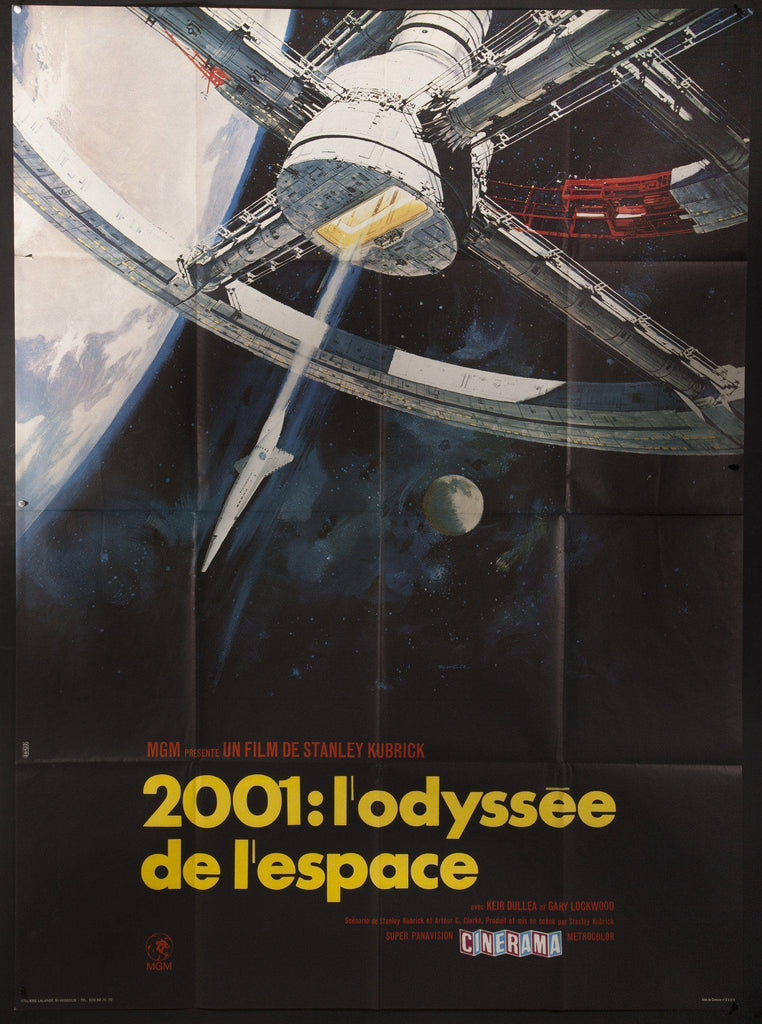 2001 A Space Odyssey Original Vintage Movie Poster