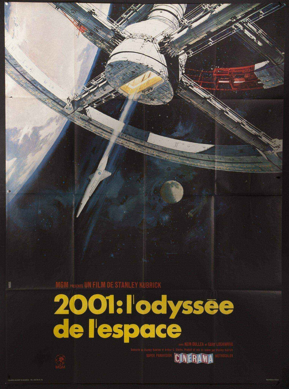 2001 A Space Odyssey Original Vintage Movie Poster