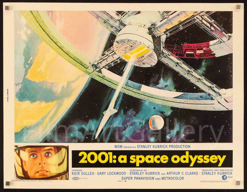 2001 A Space Odyssey Original Vintage Movie Poster