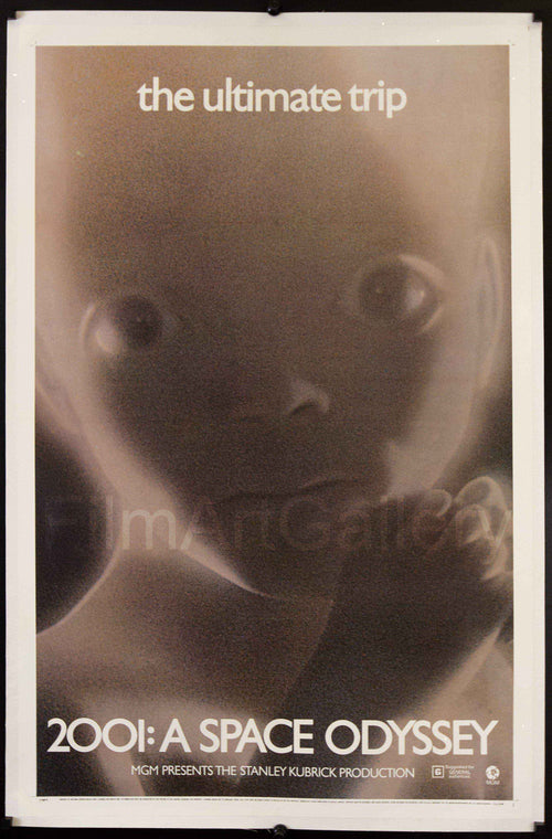 2001 A Space Odyssey Original Vintage Movie Poster