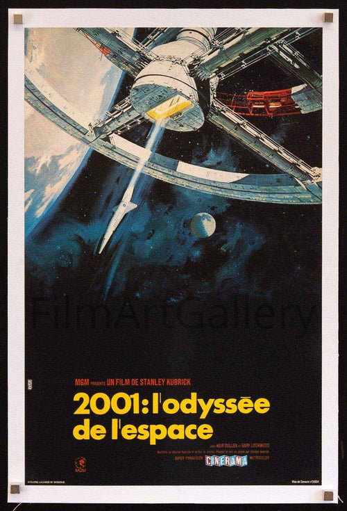 2001 A Space Odyssey Original Vintage Movie Poster
