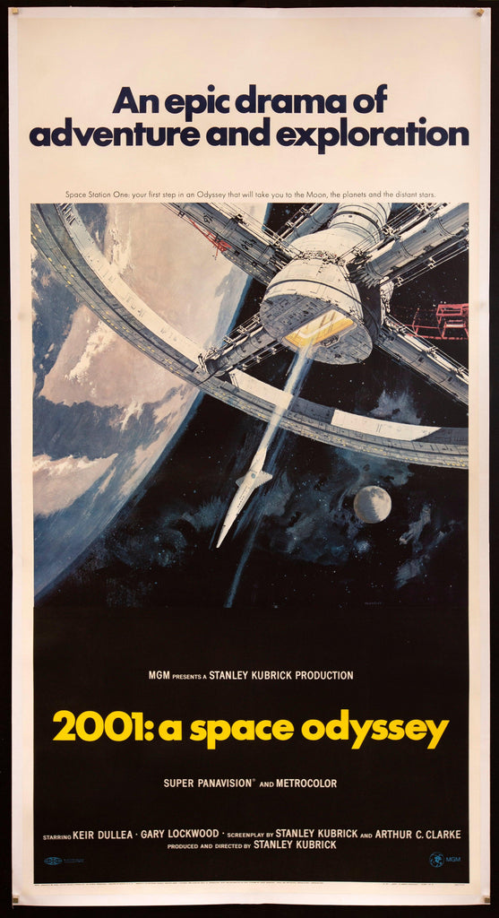 2001 A Space Odyssey Original Vintage Movie Poster
