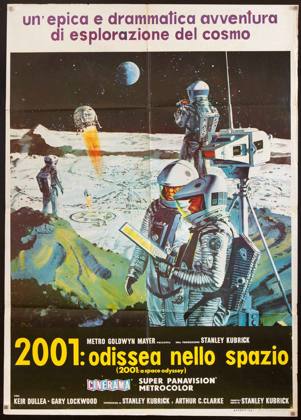 2001 A Space Odyssey Original Vintage Movie Poster