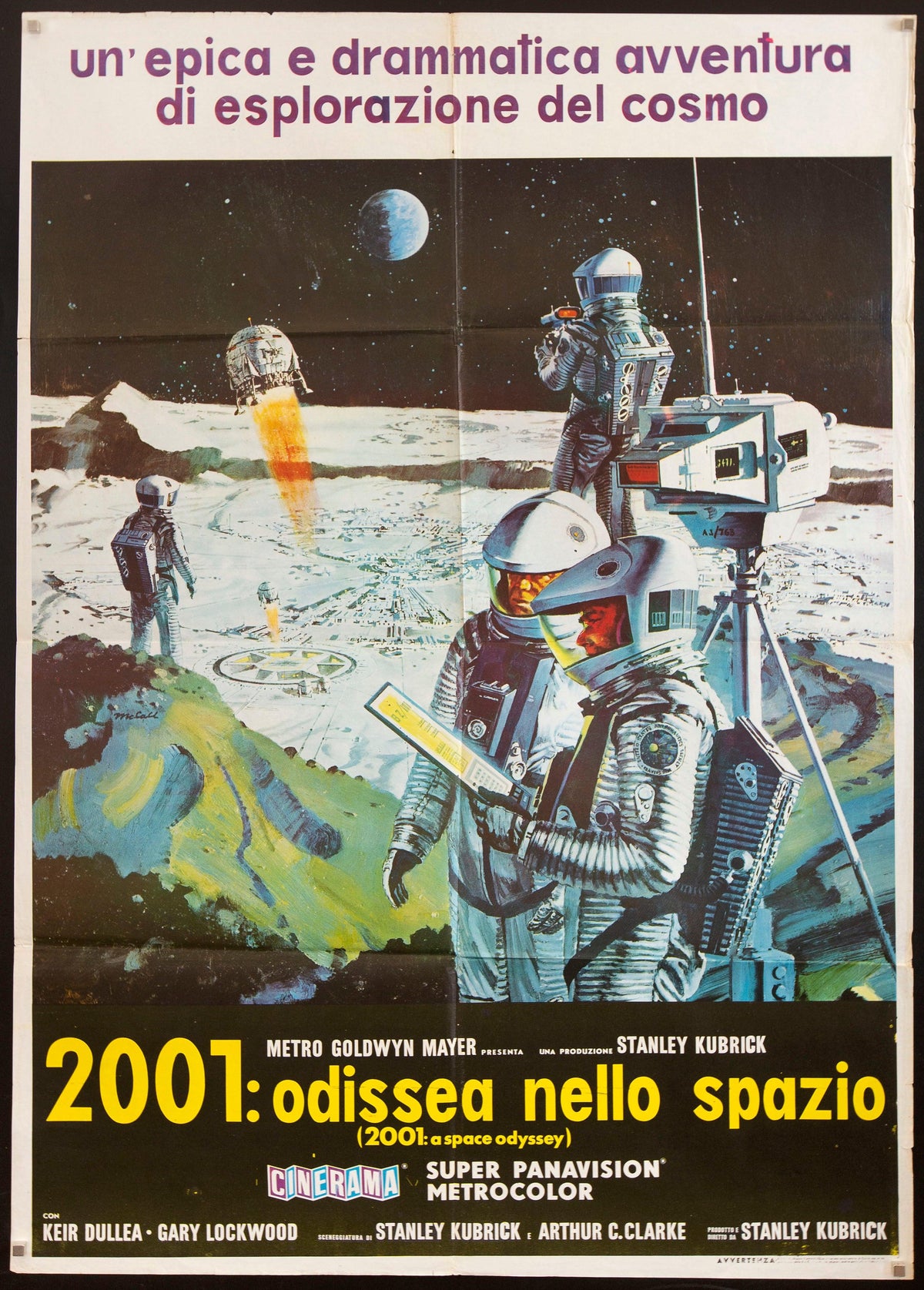 2001 A Space Odyssey Original Vintage Movie Poster