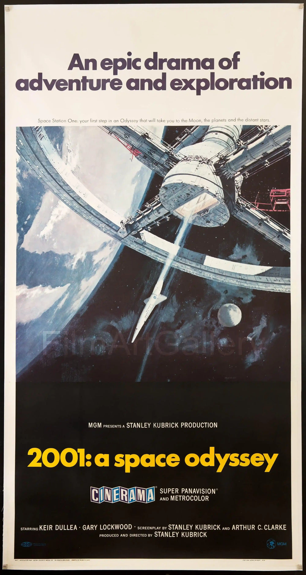 2001 A Space Odyssey Original Vintage Movie Poster