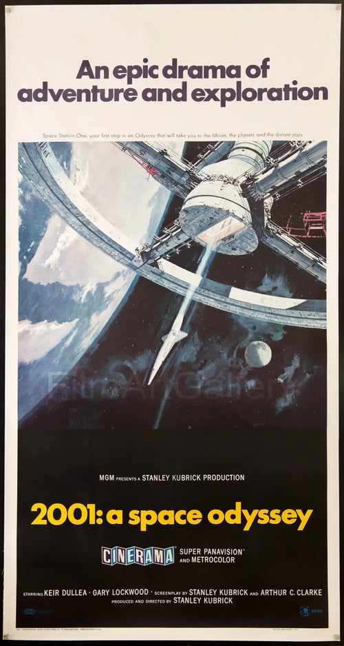 2001 A Space Odyssey Original Vintage Movie Poster
