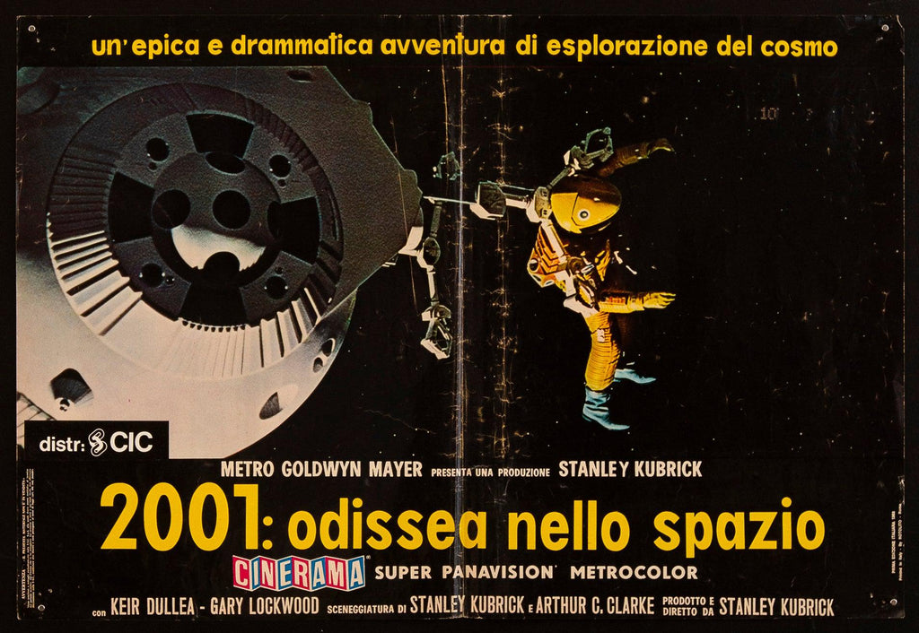 2001 A Space Odyssey Original Vintage Movie Poster