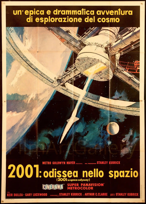 2001 A Space Odyssey Original Vintage Movie Poster