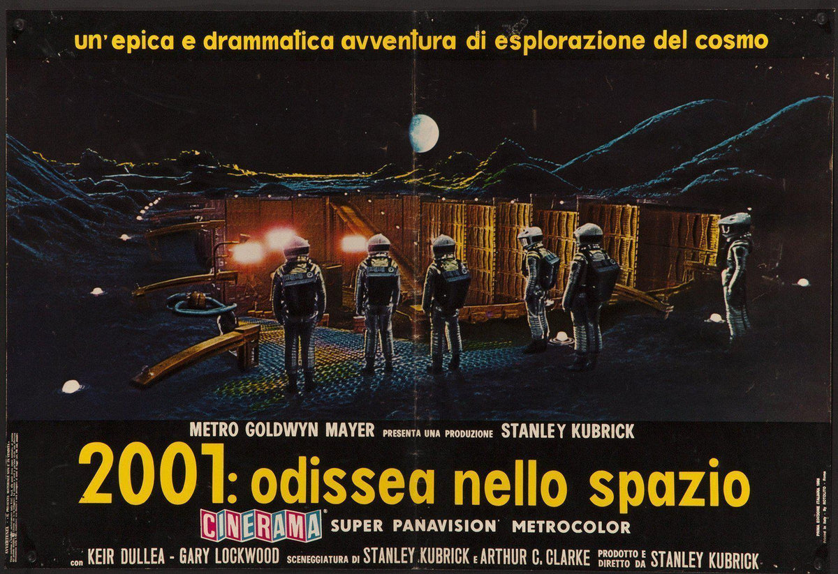 2001 A Space Odyssey Original Vintage Movie Poster