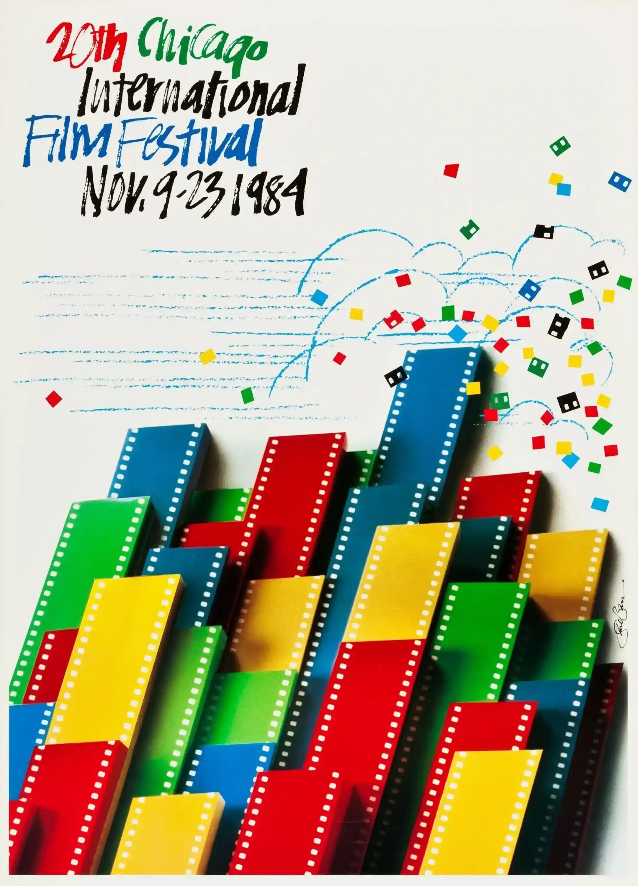 20th Chicago International Film Festival Movie Poster 1984