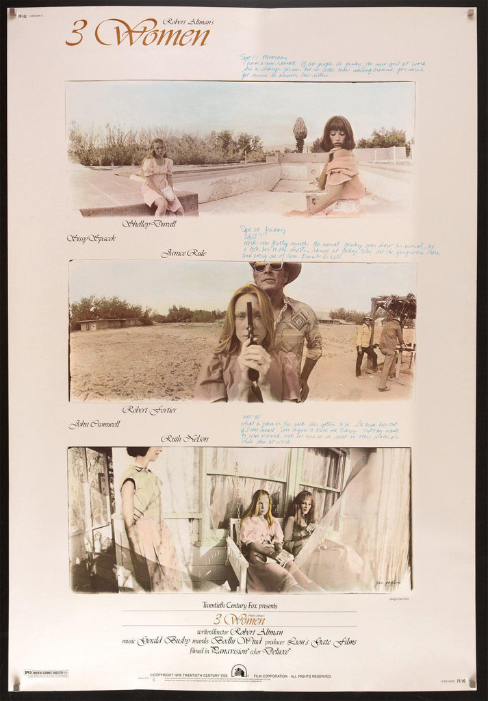 3 Women Original Vintage Movie Poster