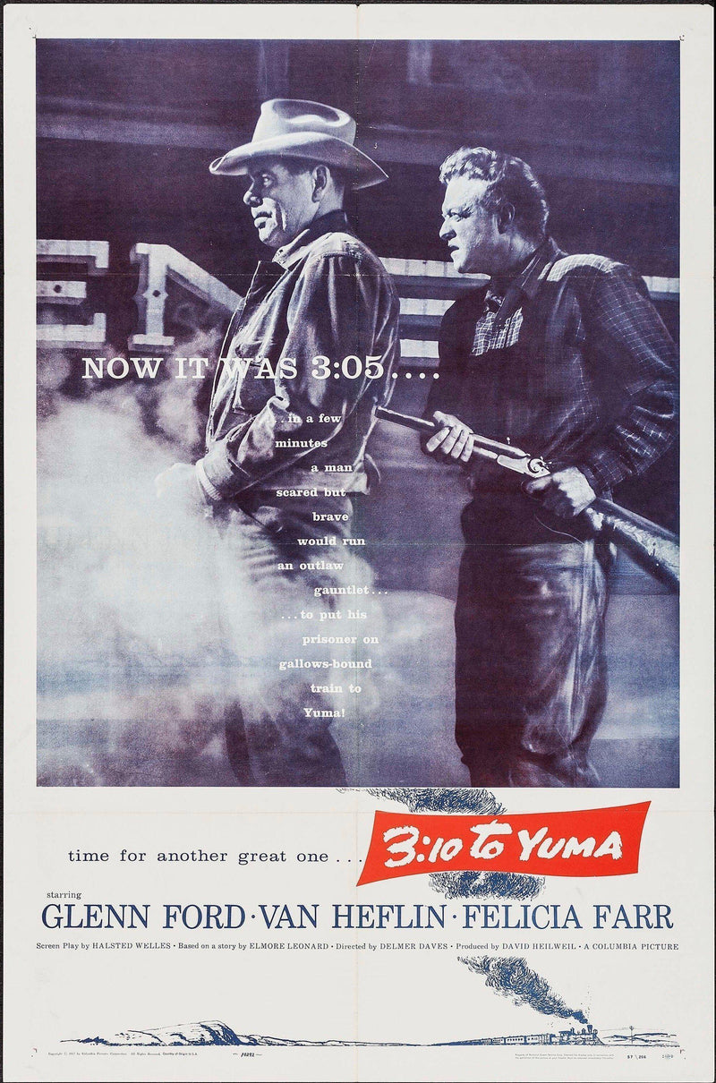 3:10 to Yuma 1 Sheet (27x41) Original Vintage Movie Poster