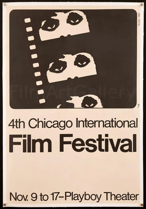 4th Chicago International Film Festival Original Vintage Movie Poster