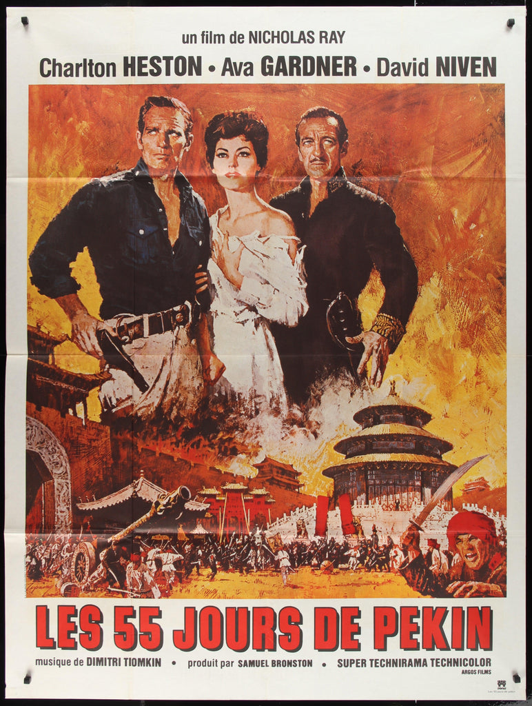55 Days at Peking Original Vintage Movie Poster