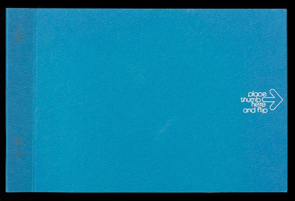 70's Era Blue Flipbook 4.5x7 Original Vintage Movie Poster