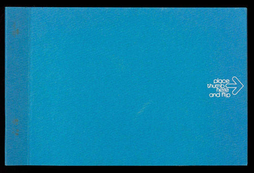 70's Era Blue Flipbook Original Vintage Movie Poster