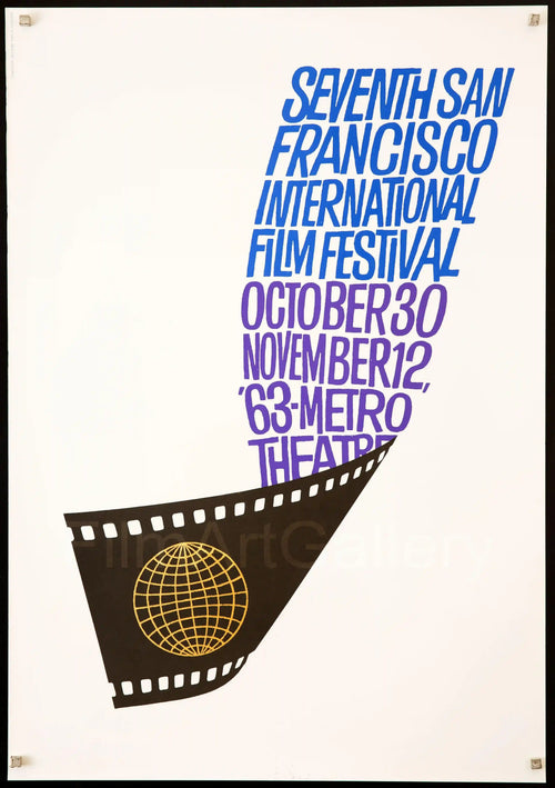 7th San Francisco Film Festival Original Vintage Movie Poster
