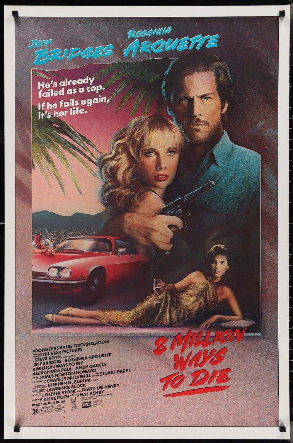 8 Eight Million Ways To Die Original Vintage Movie Poster