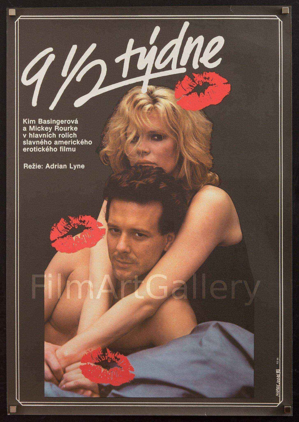 9 1/2 Weeks (Nine and a Half) Original Vintage Movie Poster