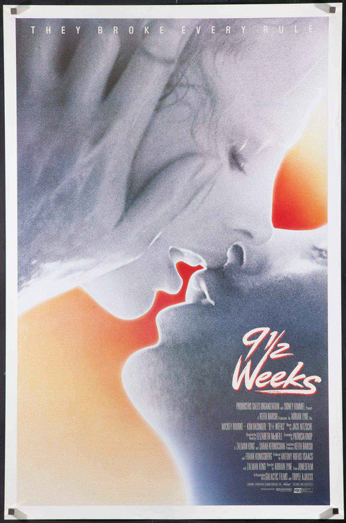9 1/2 Weeks Original Vintage Movie Poster