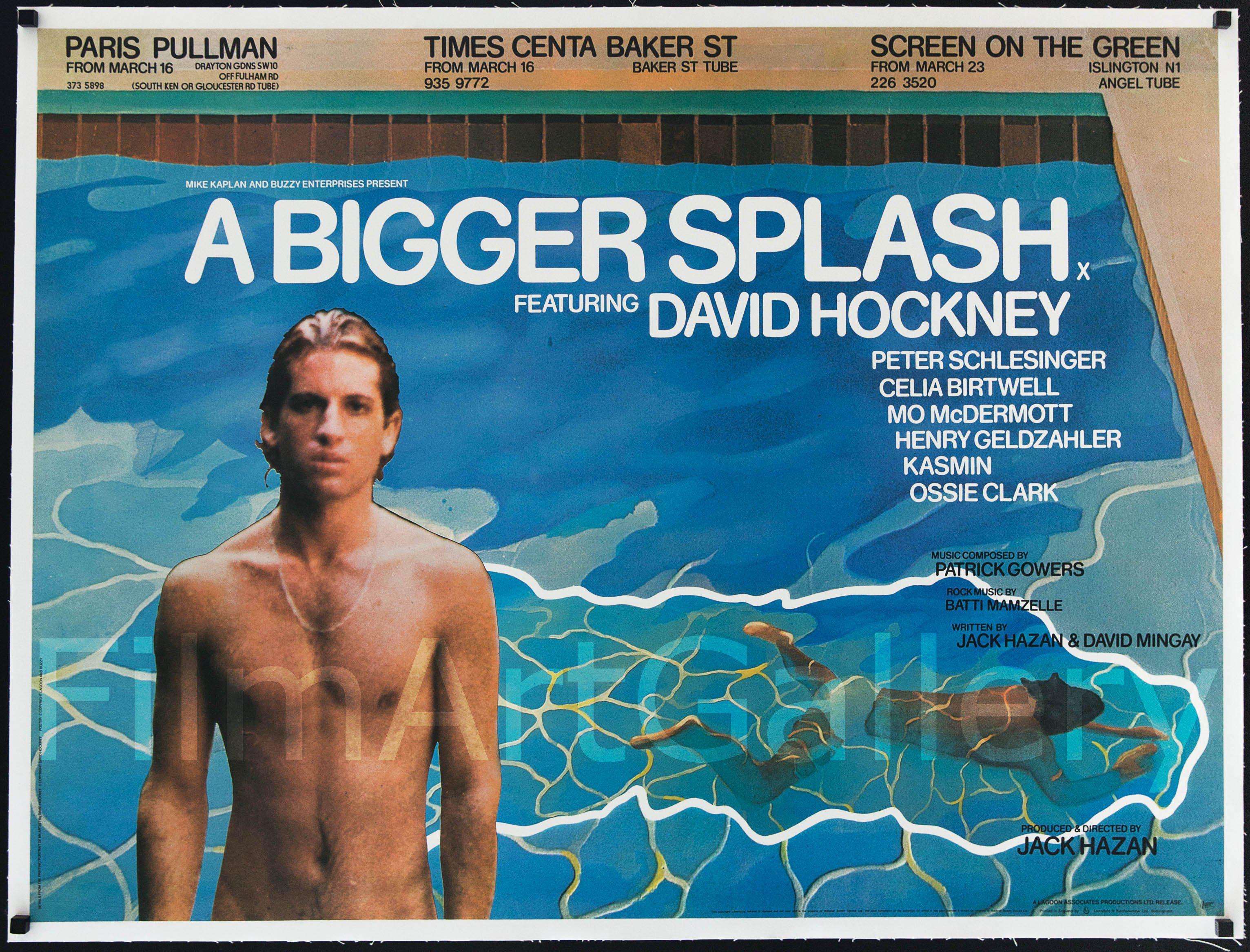 A Bigger Splash Movie Poster 1974 British Quad (30x40)