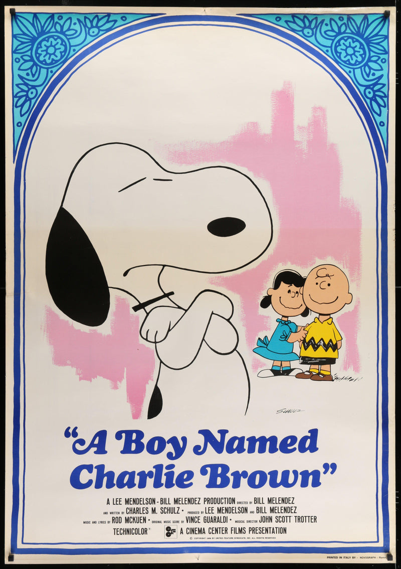A Boy Named Charlie Brown Italian 2 foglio (39x55) Original Vintage Movie Poster
