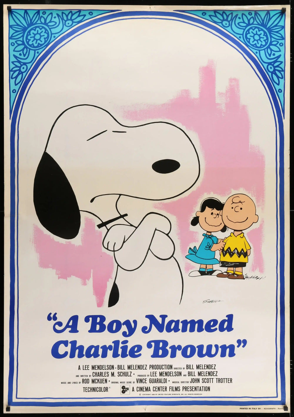 A Boy Named Charlie Brown Original Vintage Movie Poster