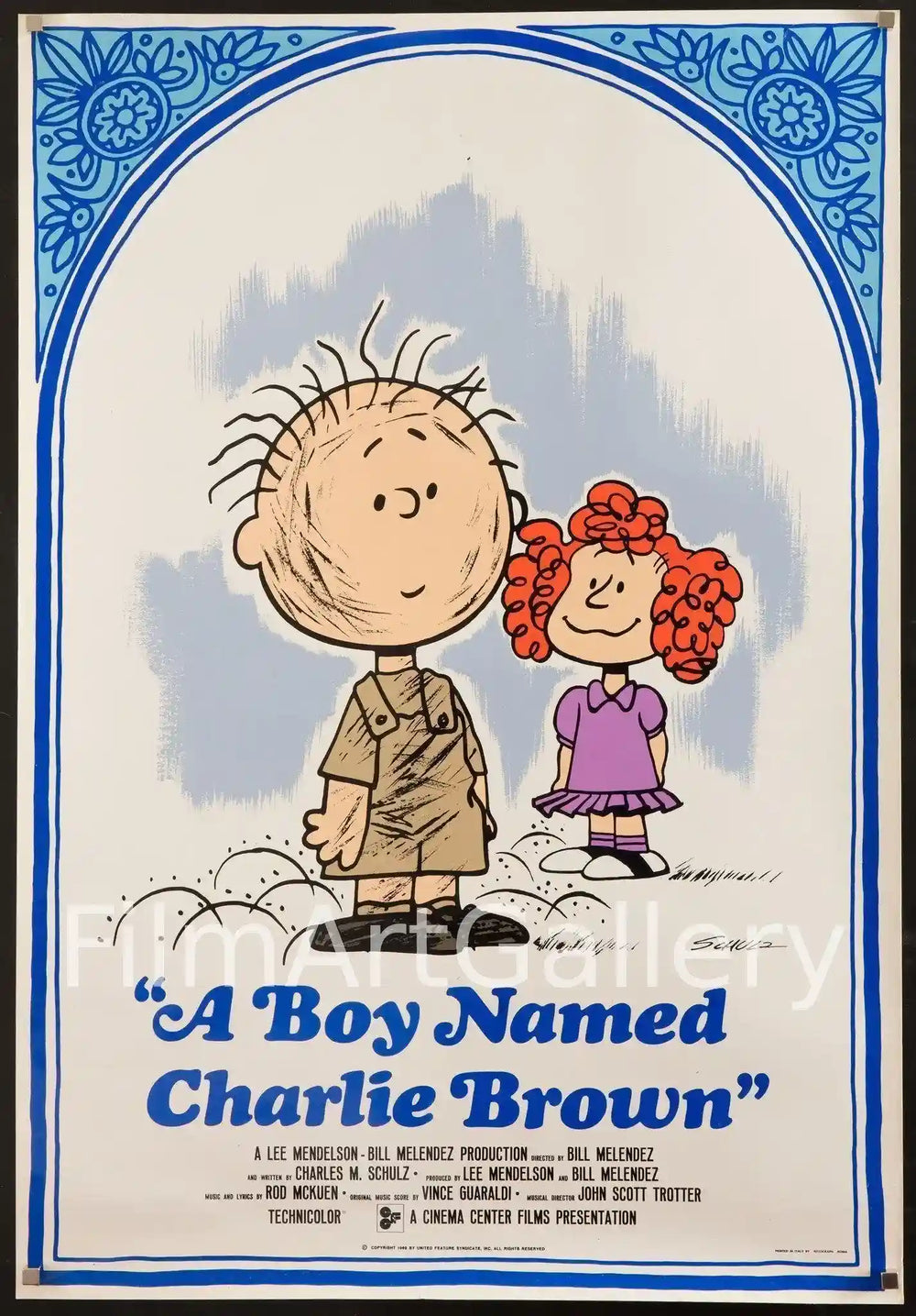 A Boy Named Charlie Brown Original Vintage Movie Poster