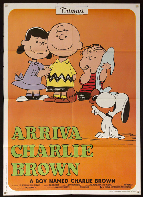 A Boy Named Charlie Brown Original Vintage Movie Poster