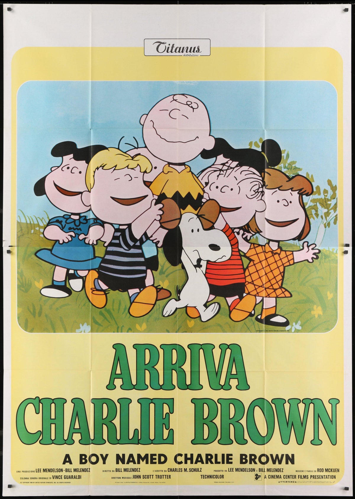 A Boy Named Charlie Brown Original Vintage Movie Poster