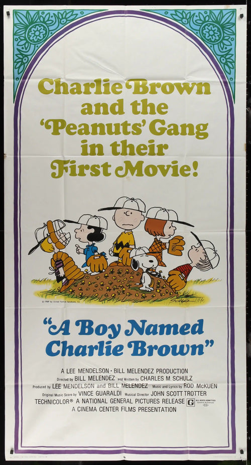 A Boy Named Charlie Brown Original Vintage Movie Poster