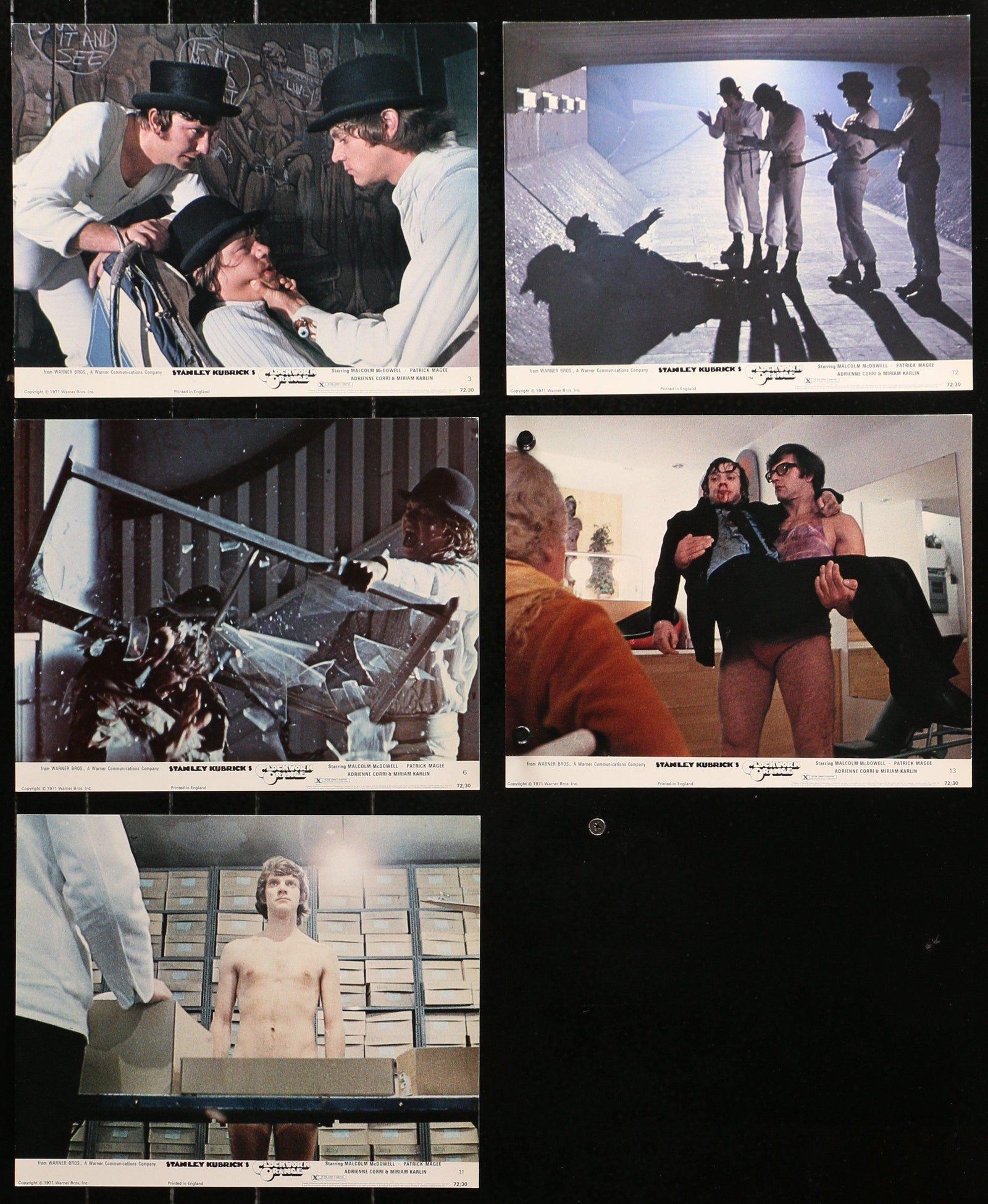 A Clockwork Orange Movie Poster 1971 Set of 13 8