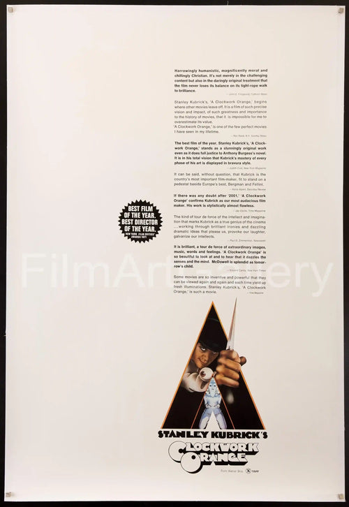 A Clockwork Orange Original Vintage Movie Poster