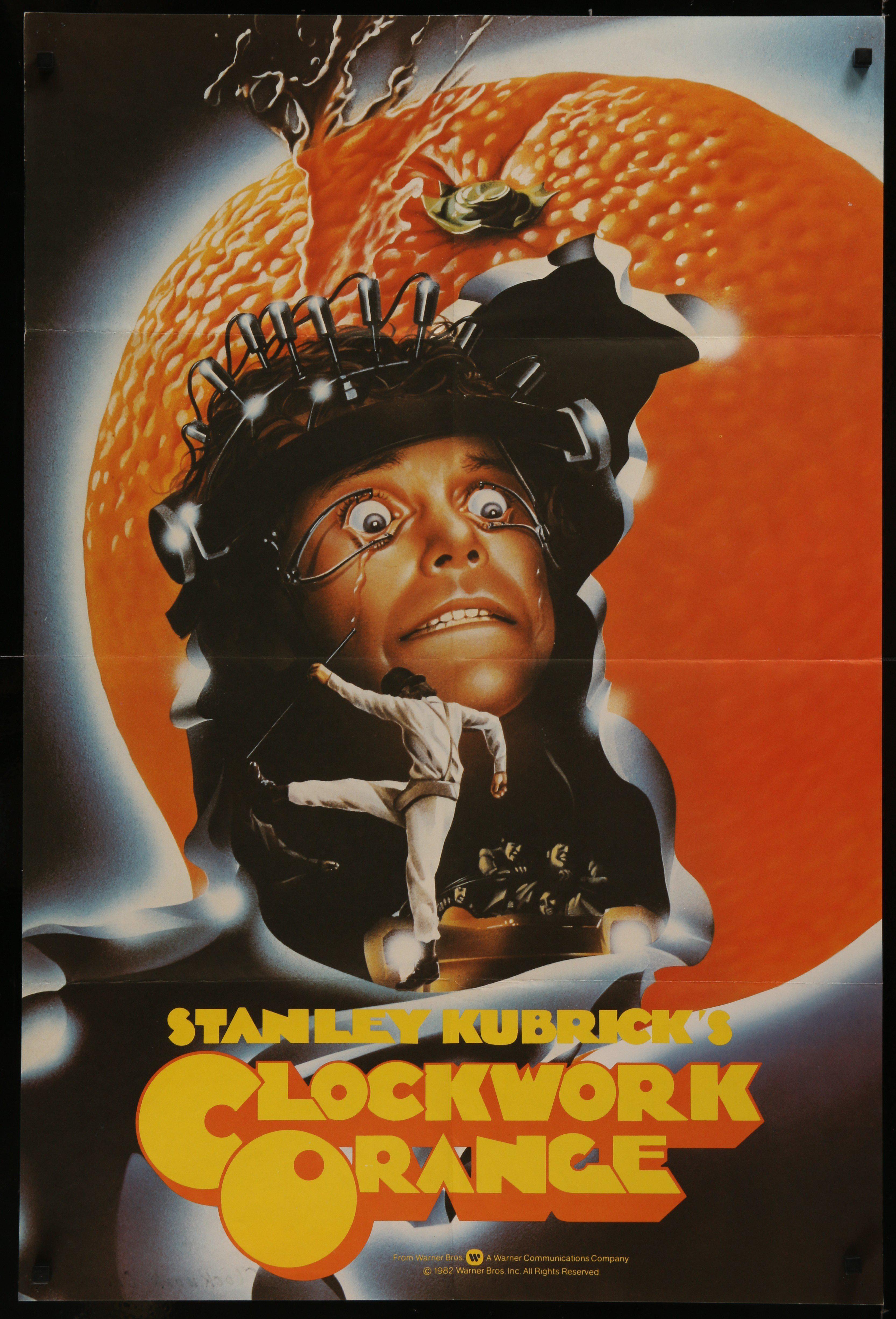 A Clockwork Orange Movie Poster 1982 RI 1 Sheet (27x41)