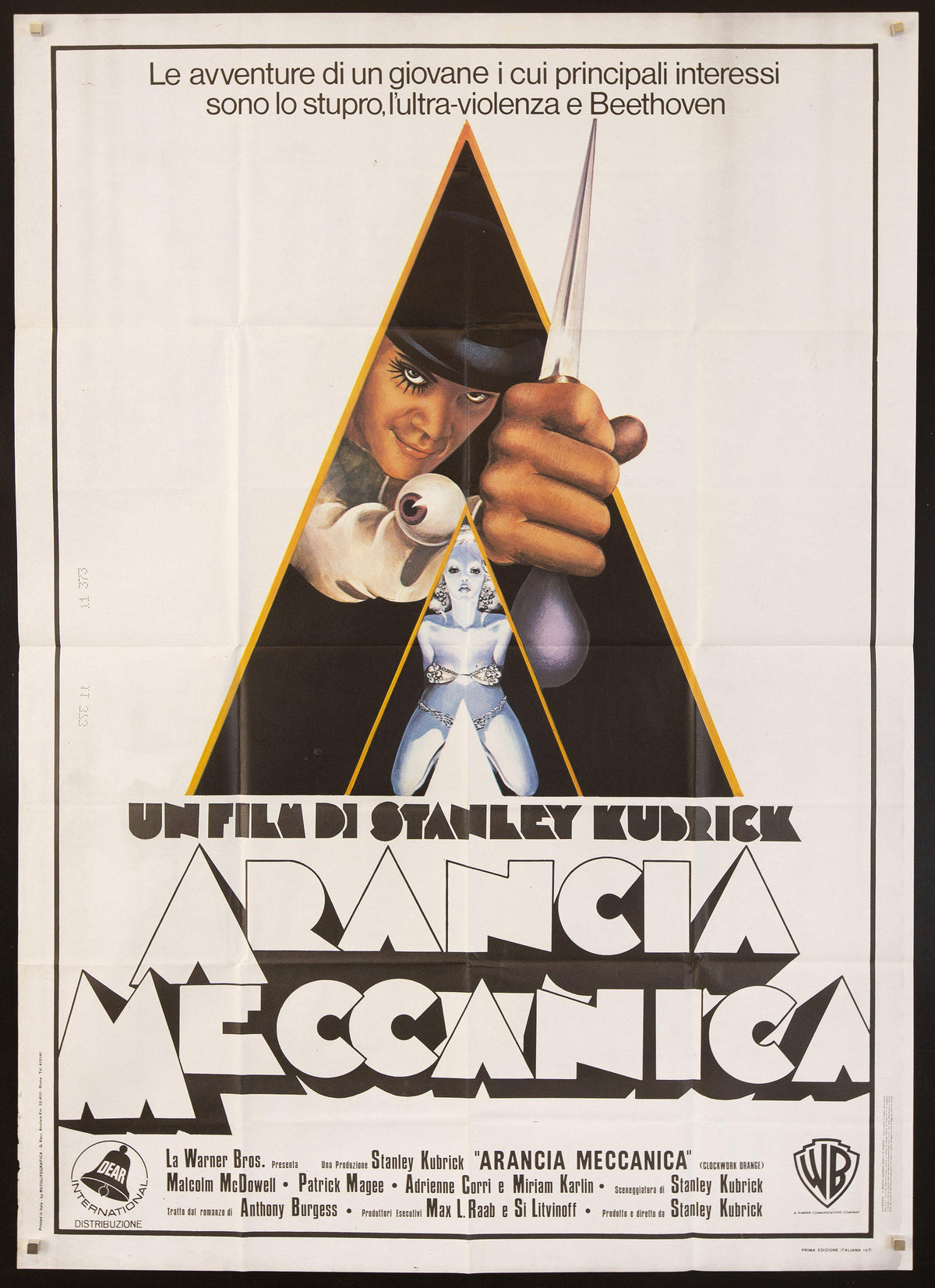 A Clockwork Orange Original Vintage Movie Poster